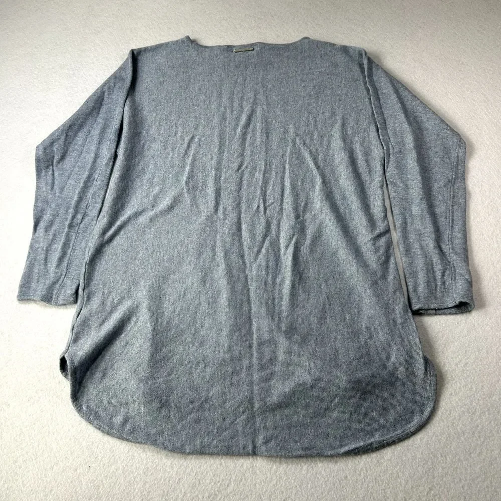 Michael Michael Kors Sweater Womens Small Blue Tunic Soft‎ Pullover